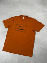 Box Logo Print T - Shirt Orange