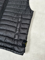 Garment Dyed Down Gilet Black
