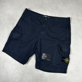 RE - Fit Light Cargo Shorts Navy