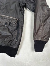 Mussola Gommata Hooded Jacket Black