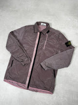 Nylon Metal Lined Overshirt Pink