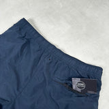Brushed Cotton Swim Shorts Navy