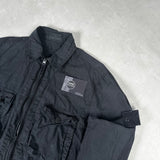 Ghost Zip Overshirt Black