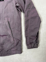 Seersucker Nylon Weft Overshirt Pink