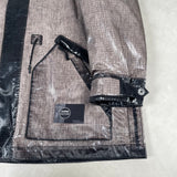 Uneven Ripstop Prismatico Hooded Jacket Grey