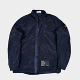 Nylon Metal Lined Overshirt Blue