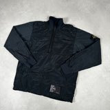 Nylon Metal 1/2 Zip Smock Dark Teal