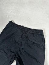 Compass Patch Cargo Trousers Black