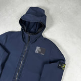 Light Soft Shell-R e-dye technology Hooded Jacket Navy
