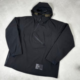 C.P. Shell Hooded Goggle Smock Jacket Black