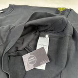 Crewneck Sweatshirt With Primaloft Panneling Black