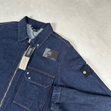 Denim Research Indigo Zip Overshirt Blue