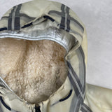 Poly Cover Composite Sherling Lined Jacket Cream
