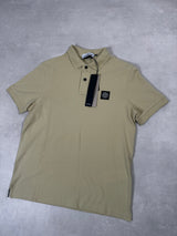 Short Sleeve Polo Shirt Natural Beige
