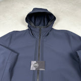 Light Soft Shell-R e-dye technology Hooded Jacket Navy