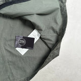 Nylon Metal Pocket Overshirt Green