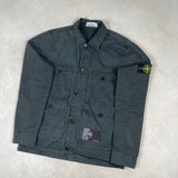 Tela Smerigliata Multi Pocket Overshirt Green