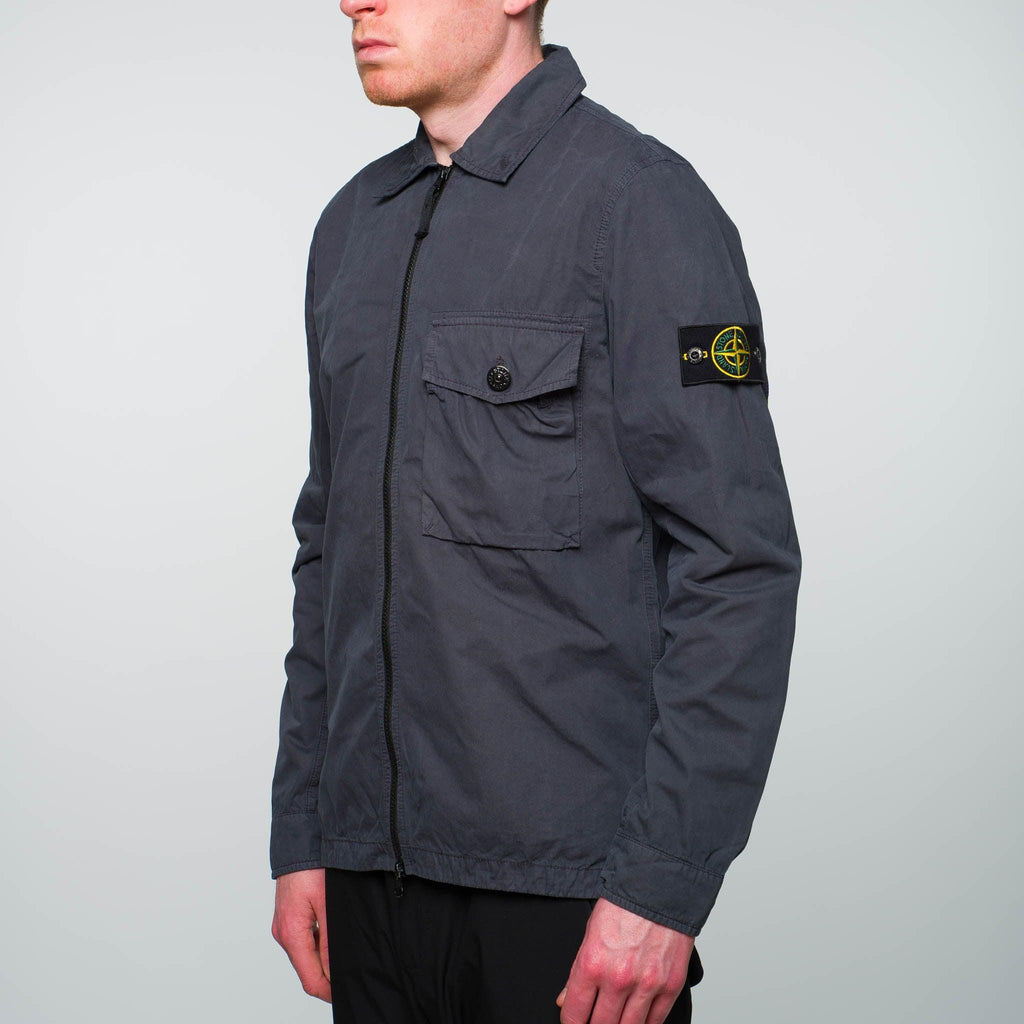 オープニング 大放出セール Stone Factory Garmz – Grey Overshirt Dyed Garment Island トップス