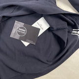 Long Sleeve Slim Fit Polo Shirt Navy