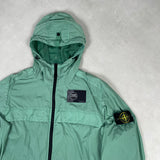 Garment Dyed Crinkle Reps Hooded Jacket Green
