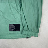 Garment Dyed Crinkle Reps Hooded Jacket Green