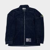 Double Pocket Corduroy Overshirt Black