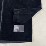 Double Pocket Corduroy Overshirt Black