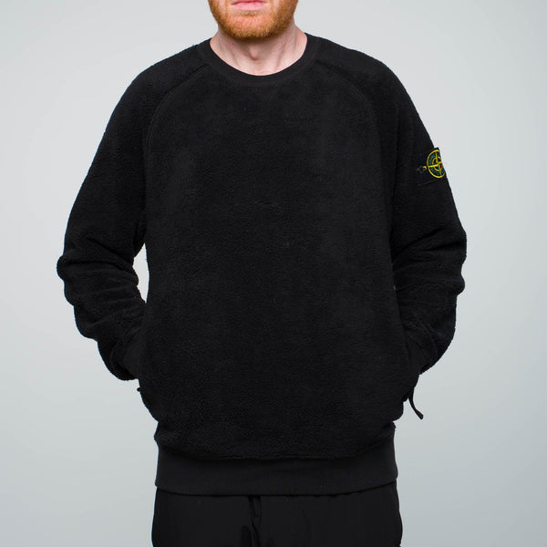 Stone Island - Fleece Crewneck Sweatshirt Black