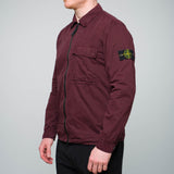 Stone Island - Garment Dyed Overshirt Burgundy