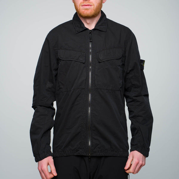 Stone Island - Garment Dyed Overshirt Black