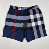 Burberry - big check swim shorts blue