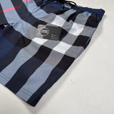 Burberry - big check swim shorts blue