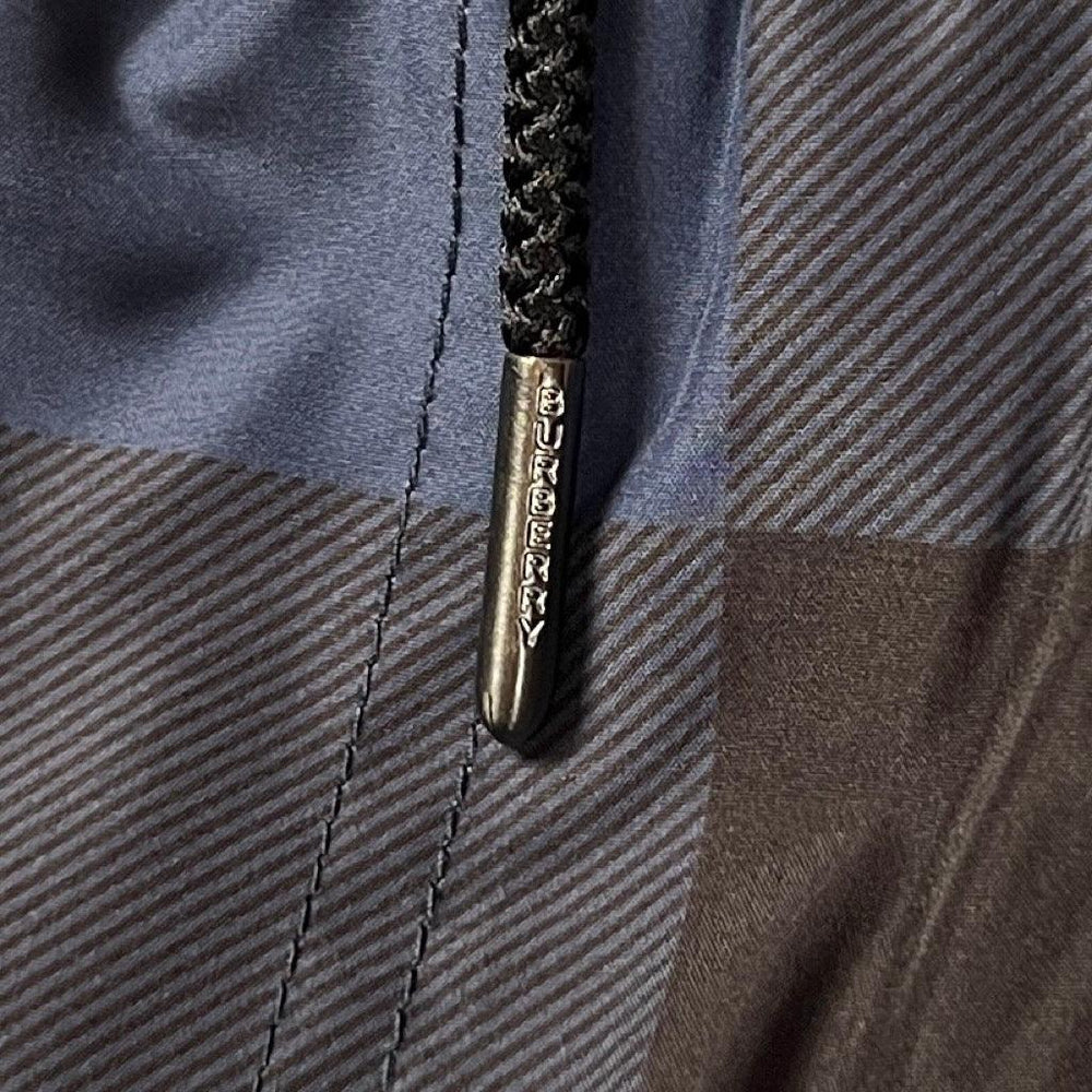 Burberry big check swim shorts blue – Garmz Factory