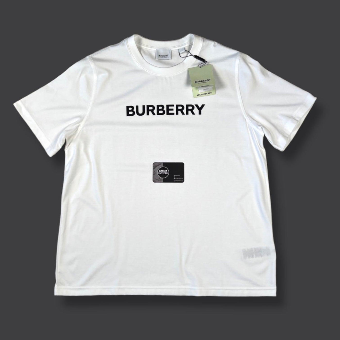 Burberry block logo t-shirt slim white – Garmz Factory