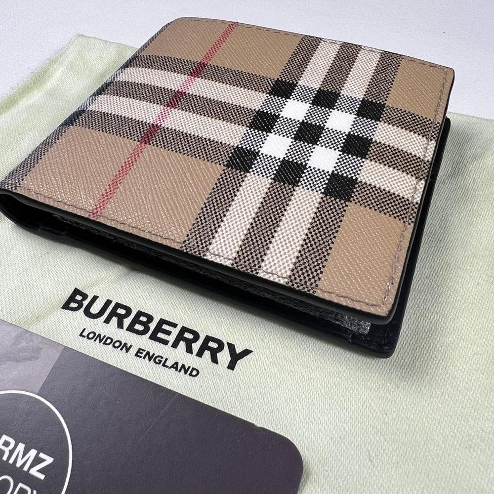 Bifold Wallet Burberry Wallet Fake Vs Real Burberry Check And