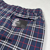 Burberry - check swim shorts blue