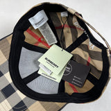 Burberry - giant check canvas baseball cap beige