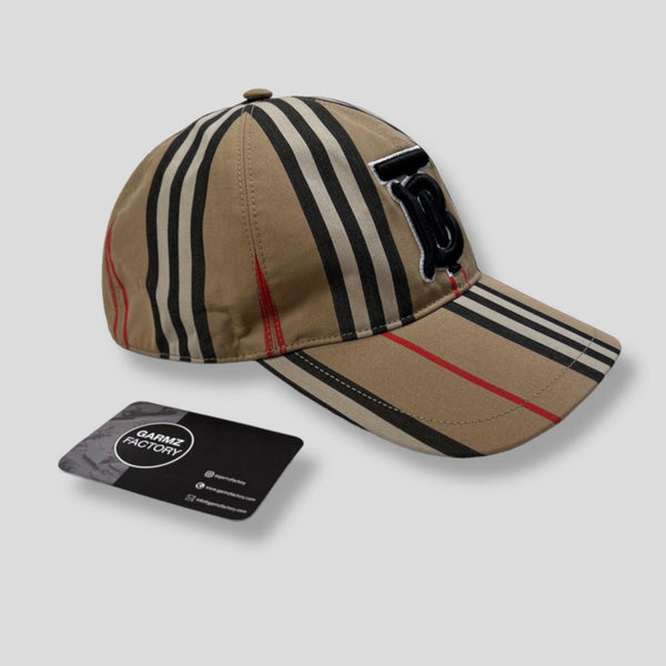 Burberry - icon stripe tb baseball cap beige