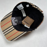 Burberry - icon stripe tb baseball cap beige