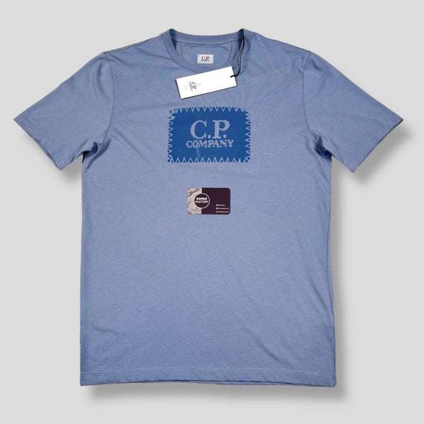 C.P. Company - Big Logo Print T-Shirt Blue