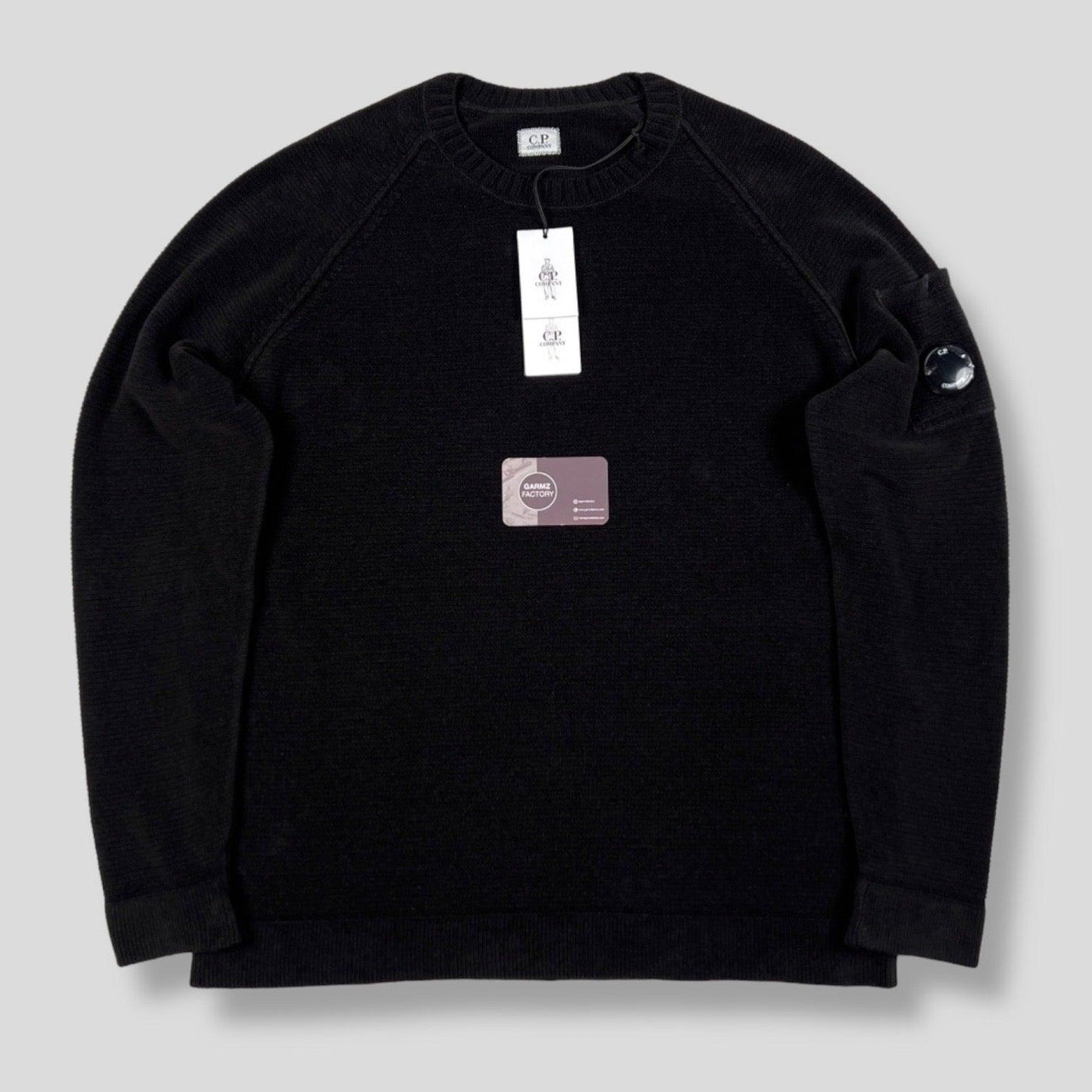 【送料&関税込】C.P. Company Sea  Crew Neck Lens Knit Sea Island Crewneck Lens Knit | CPC USCA Online Store