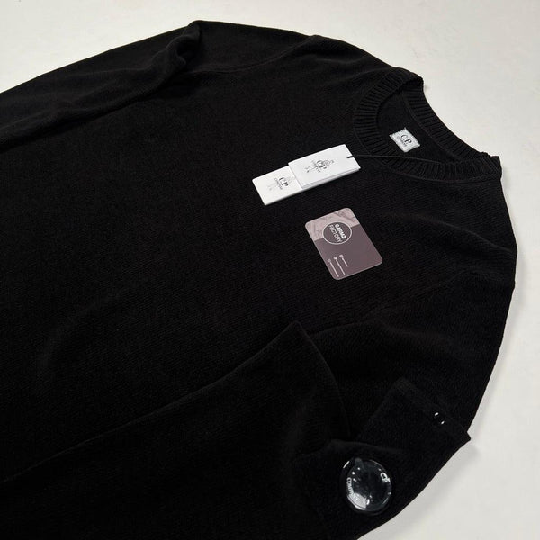 C.P. Company - Chenille Knit Lens Jumper Black