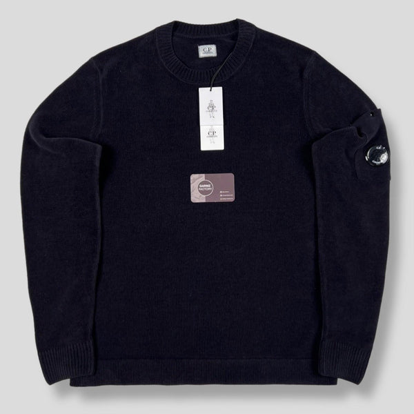 C.P. Company - Chenille Knit Lens Jumper Navy