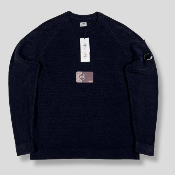 C.P. Company - Chenille Knit Lens Jumper Navy