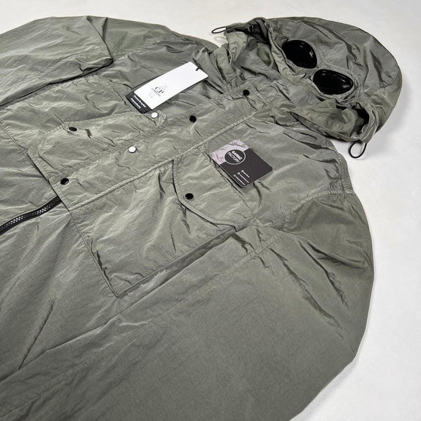 C.P. Company - Chrome Hooded Goggle Jacket Khaki