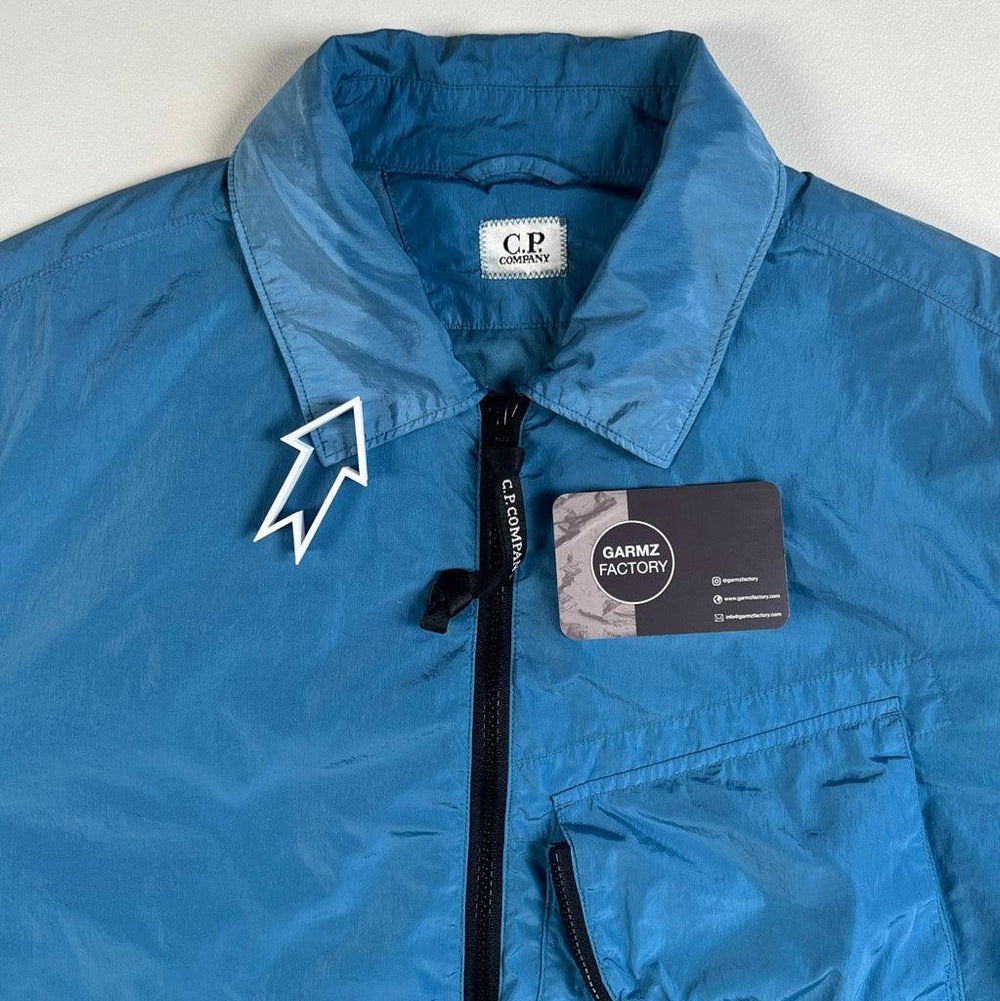 C.P. Company Chrome Lens Overshirt Blue – Garmz Factory