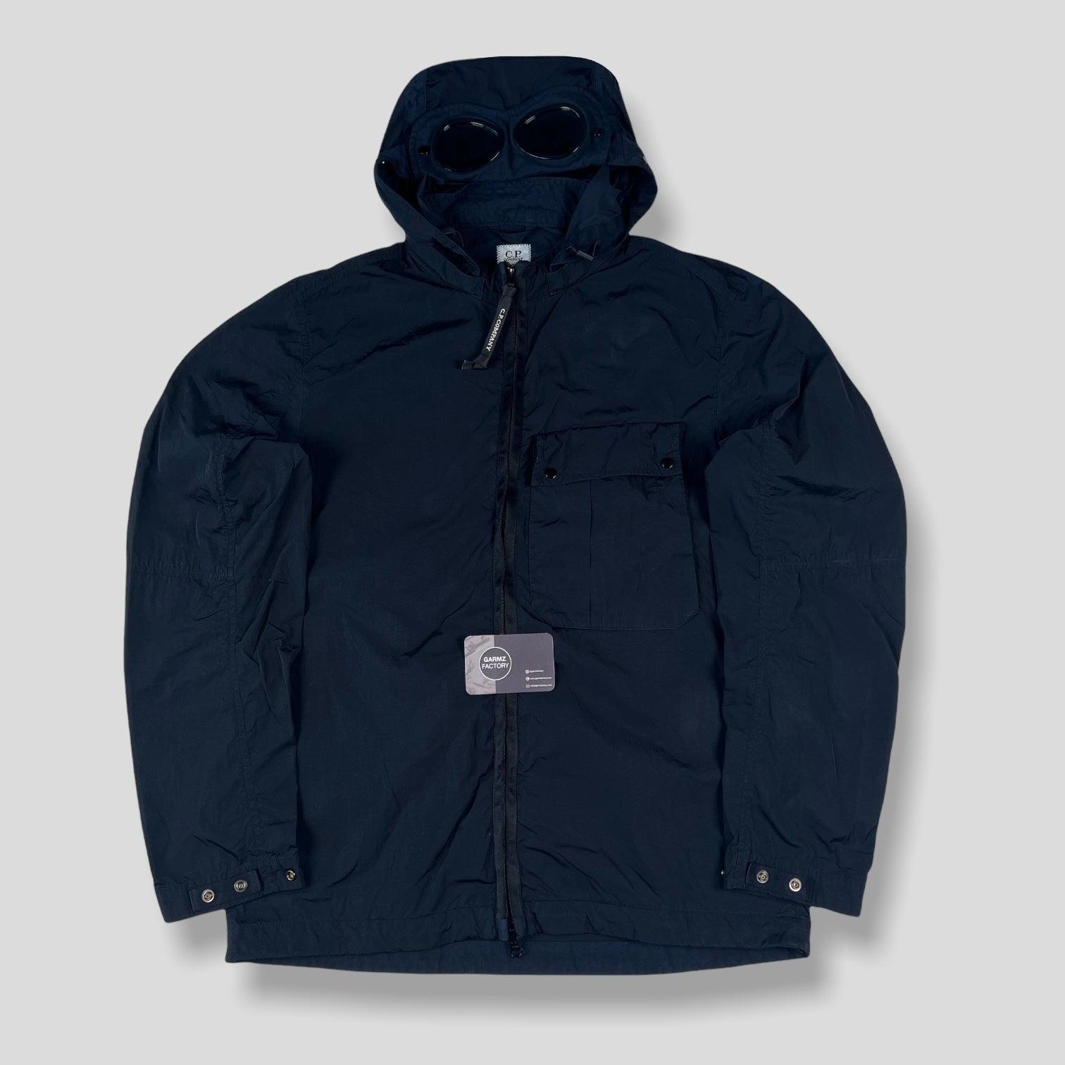 C.P. Company Chrome-R Goggle Hooded Jacket Navy – Garmz Factory