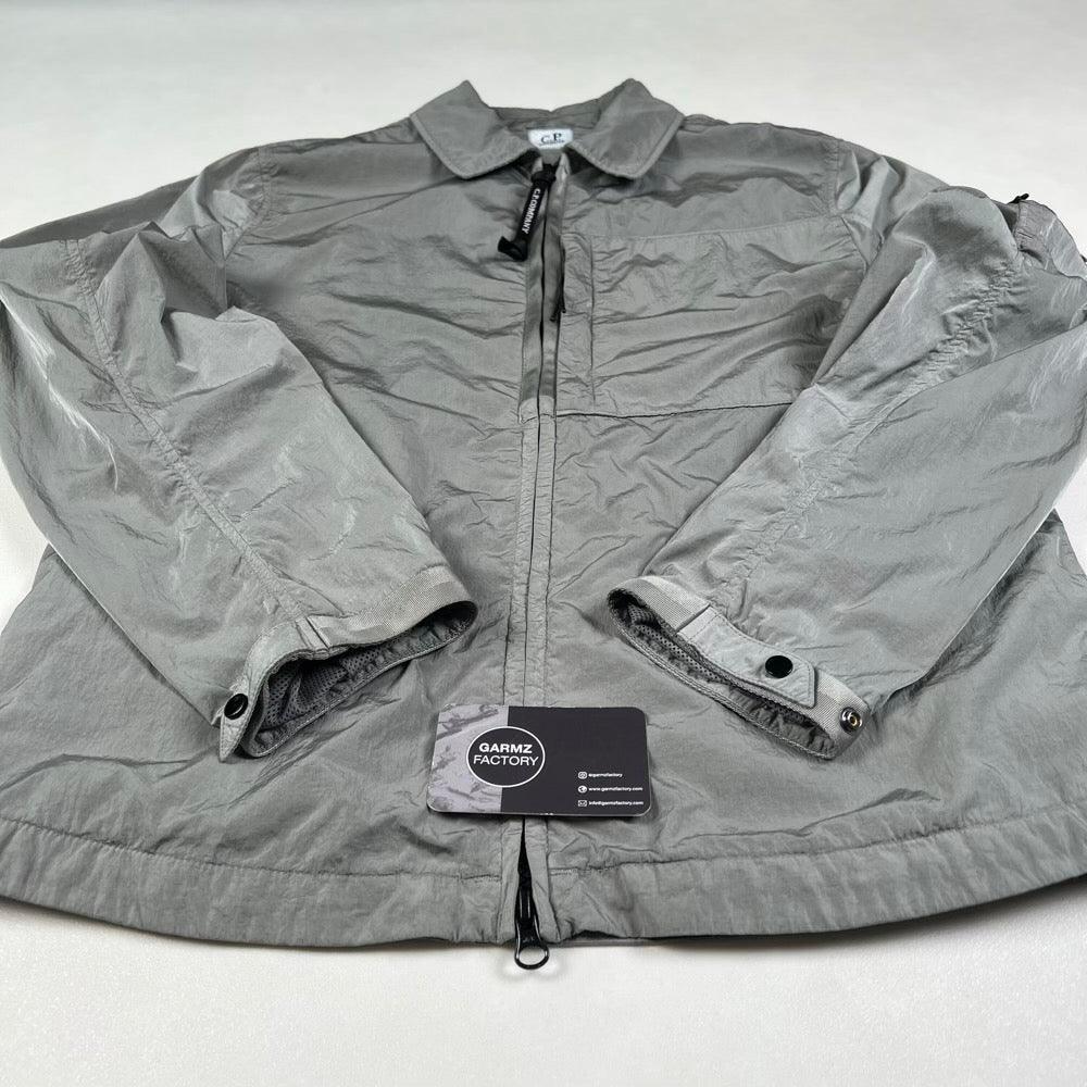 C.P. Company Chrome-R Zip Overshirt Silver – Garmz Factory