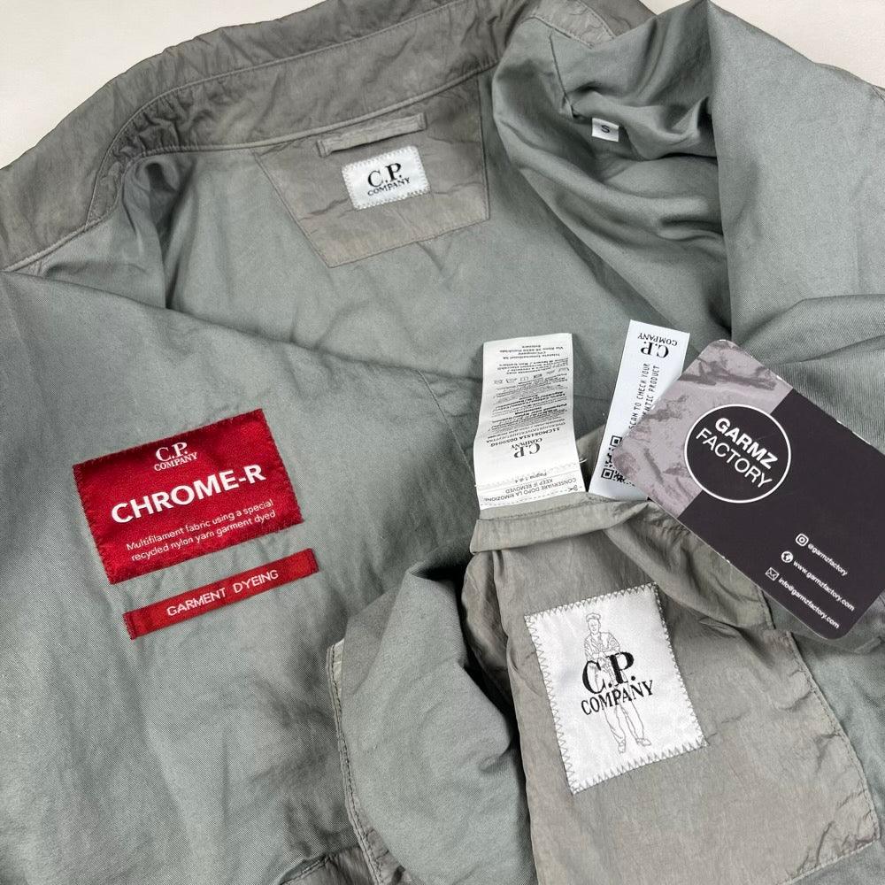 C.P. Company Chrome-R Zip Overshirt Silver – Garmz Factory