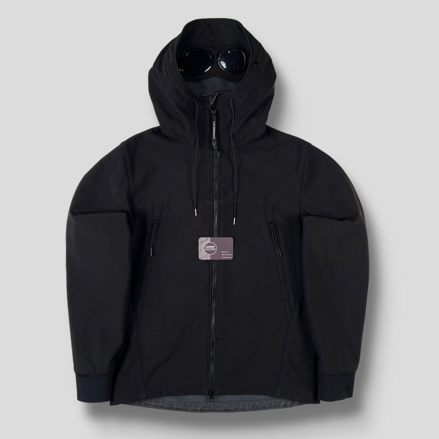 C.P. Company Goggle Soft Shell Jacket Black – Garmz Factory